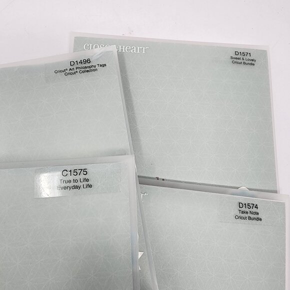 Close To My Heart My Acrylix Stamp Lot 12 Sets Alphabet Assorted Designs New - Picture 7 of 7